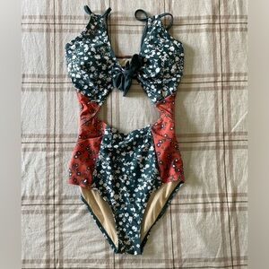 nani one-piece cut out swimsuit